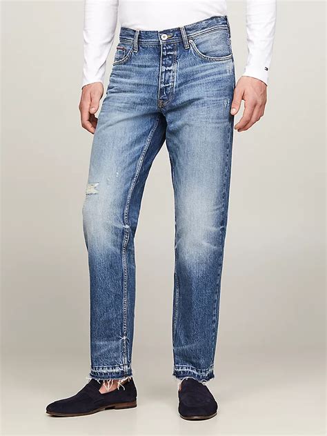 tommy hilfiger raw hem jeans.